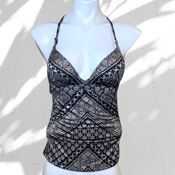 Athleta Printed Tankini Swimsuit Top - Picture 2 of 6